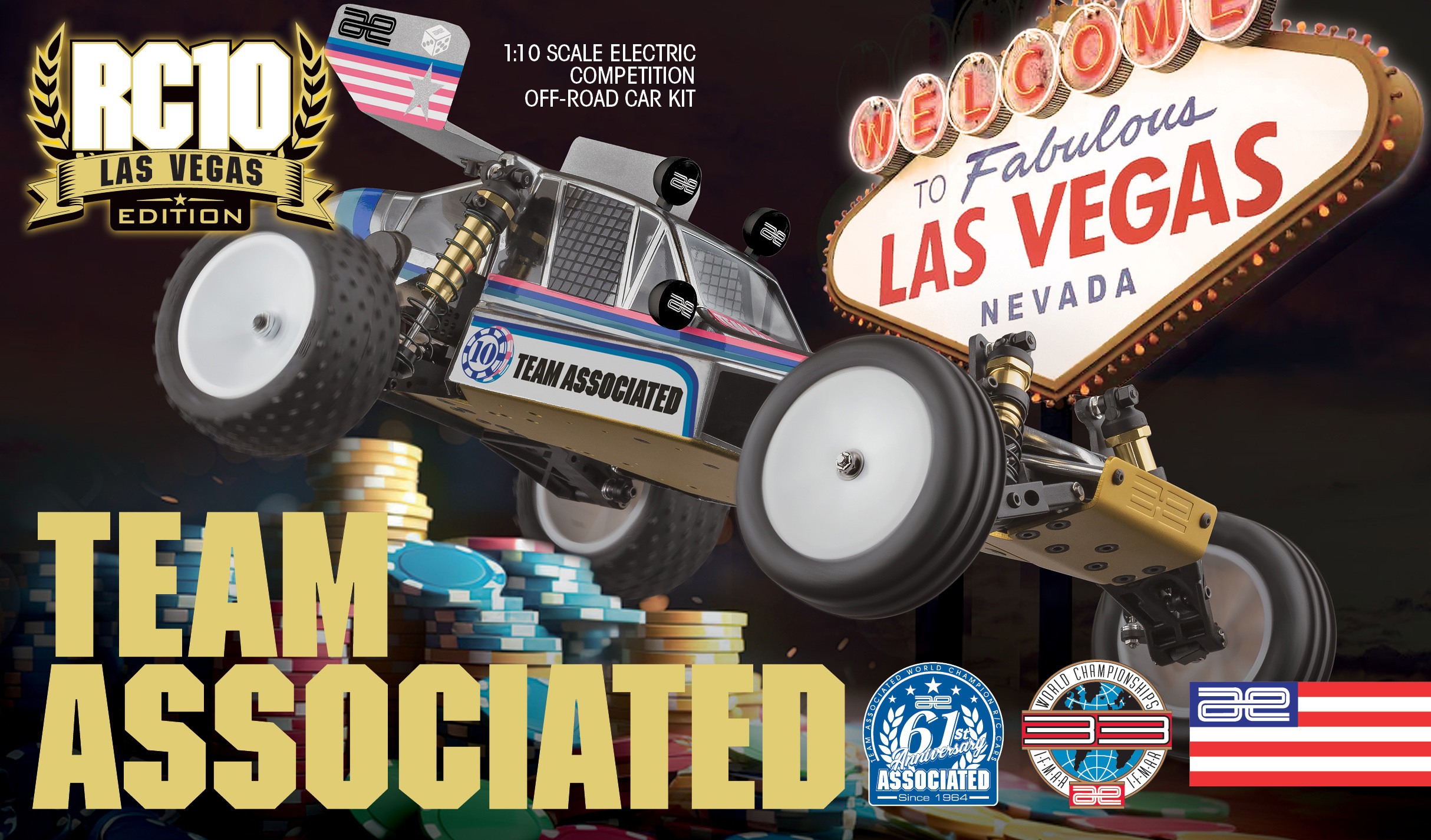 RC10 LAS VEGAS 2025 EDITION KIT - Associated Electrics