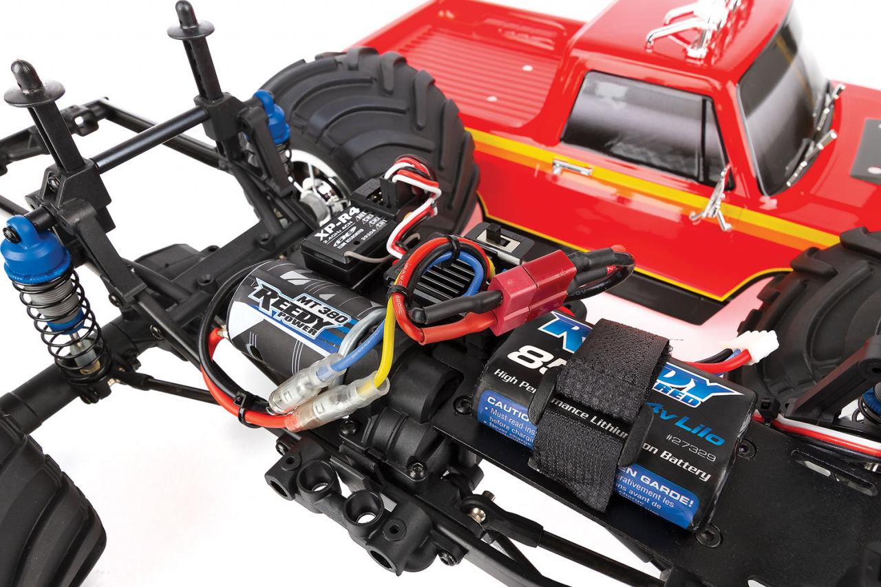 MT12 Monster Truck Red RTR Combo - Associated Electrics