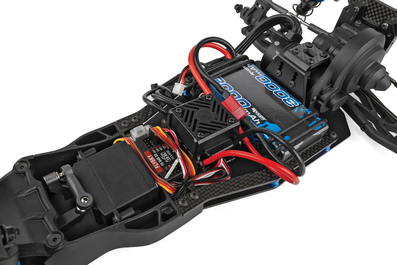SR10M Dirt Oval RTR, Blue - Associated Electrics