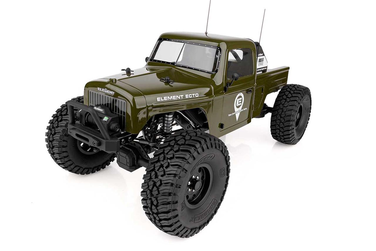 エレメントエンデューロトレイルトラック　Ecto ポータルRTR Enduro Ecto Trail Truck, green RTR - Associated Electrics