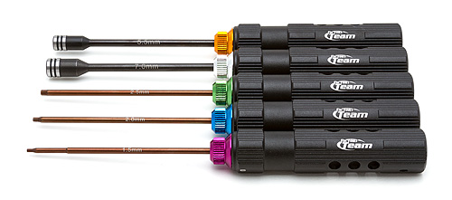 FT Hex/Nut Driver Tool Set, 5pc. - Associated Electrics