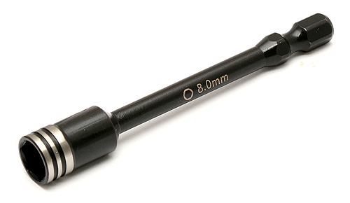 むぎ　0-17-0 FT 1/4 in Nut Driver Bit, 8.0 mm - Associated Electrics
