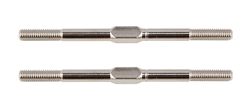 Turnbuckles, M3x52 mm/2.06 in, silver - Associated Electrics