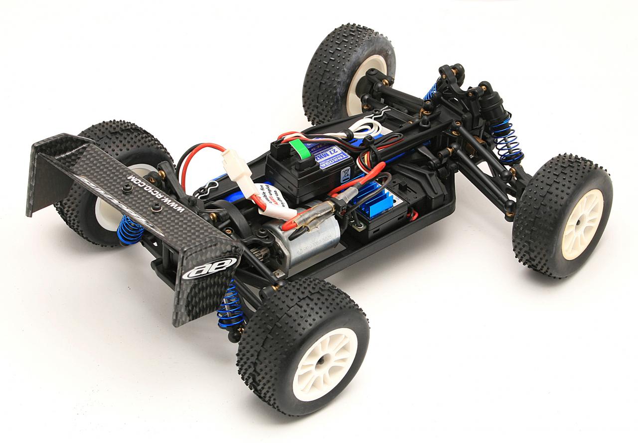 INTEGY CNC Alloy Rear Shock Tower For Team Associated RC18B 1/18 Buggy (Blue)