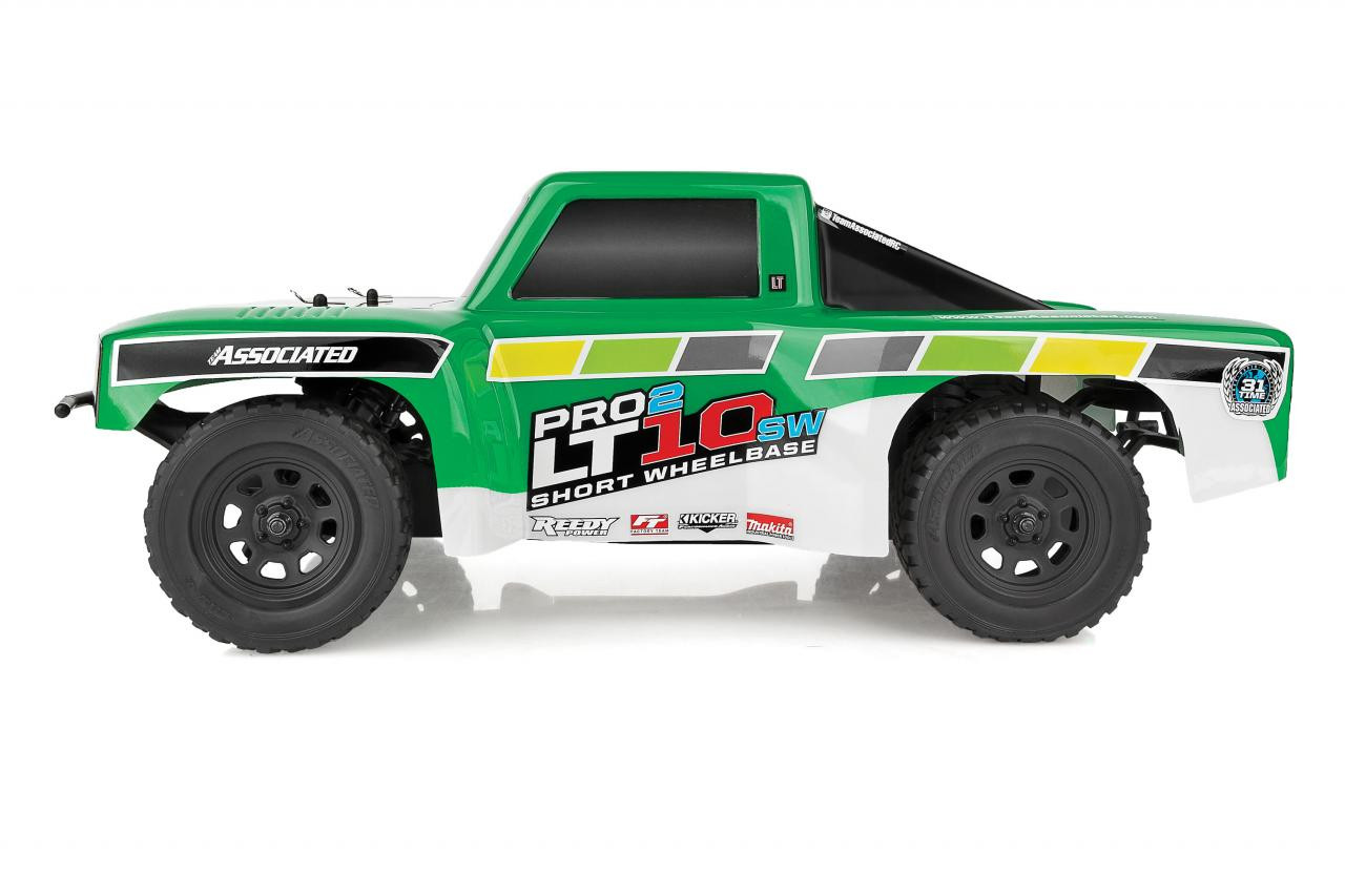 Pro2 LT10SW Short Course Truck RTR, green [Box Damage
