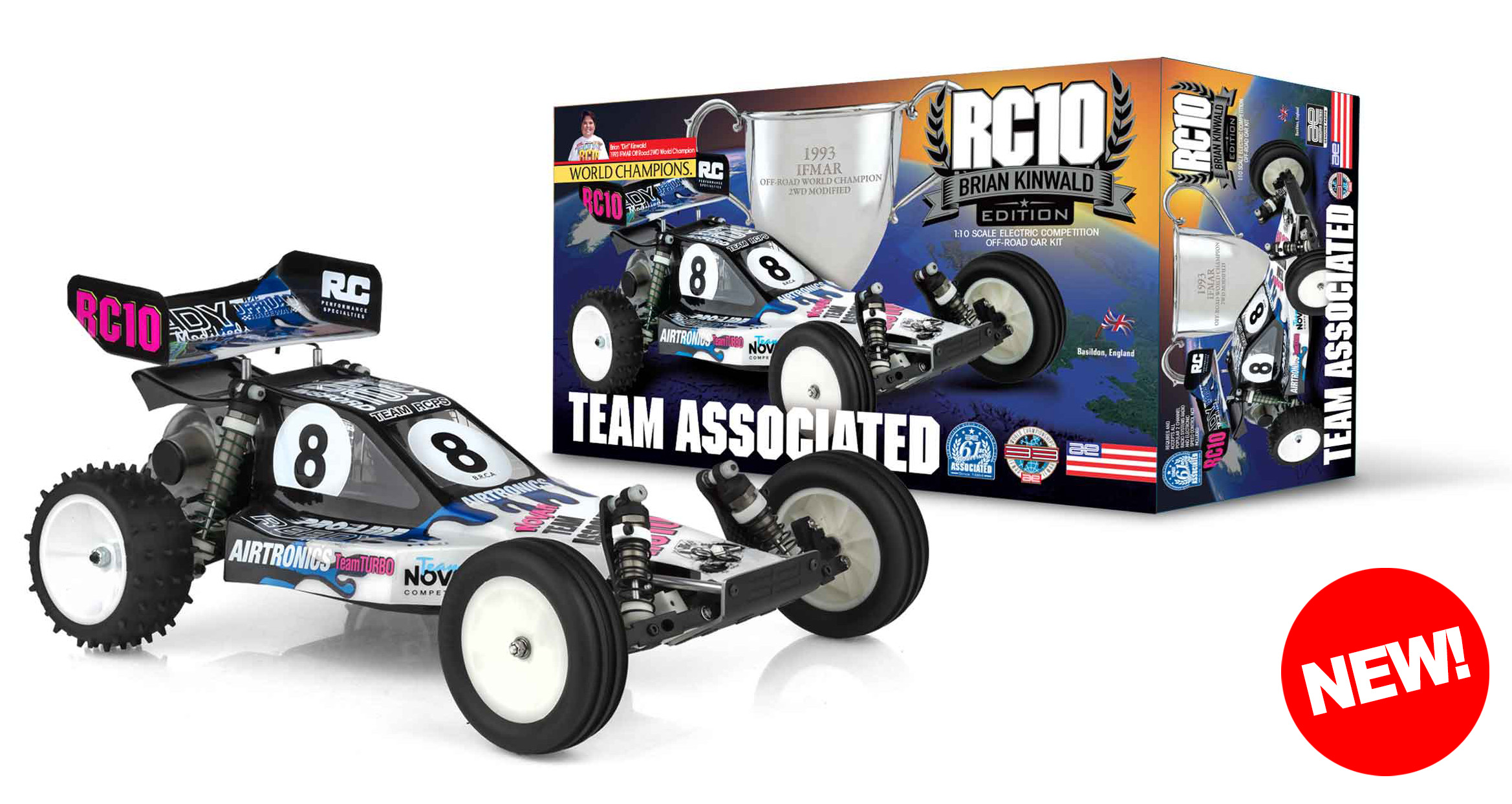 ホビーラジコン TEAM ASSOCIATED RC10 BK EDITION RC10 Kinwald Edition Kit - Associated Electrics