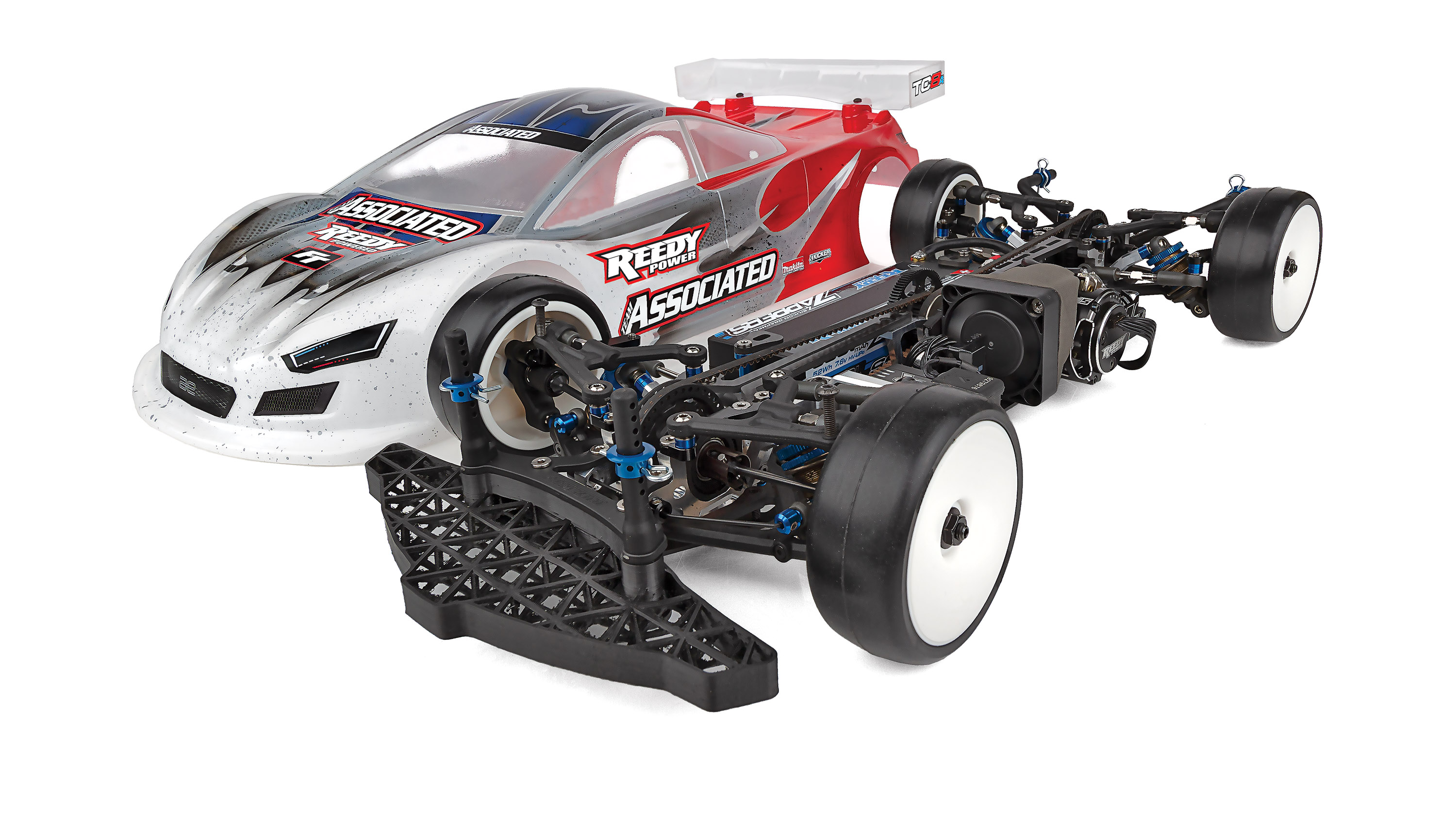 Associated TC8ツーリングカー スチールシャーシ仕様 TC8 Steel-Spec Team Kit - Associated Electrics