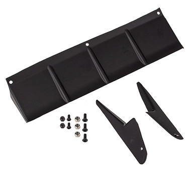 DR10 Reakt Rear Spoiler, black - Associated Electrics