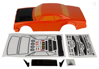 DR10 Reakt Drag Body, orange - Associated Electrics