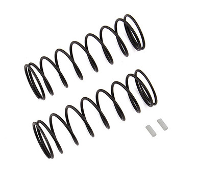 Front Springs V2, white, 5.1 lb/in, L70, 9.25T, 1.6D - Associated Electrics