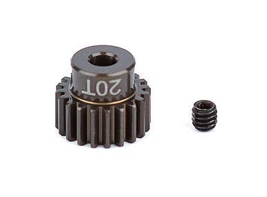 FT Aluminum Pinion Gear, 20T 48P, 1/8 shaft - Associated Electrics
