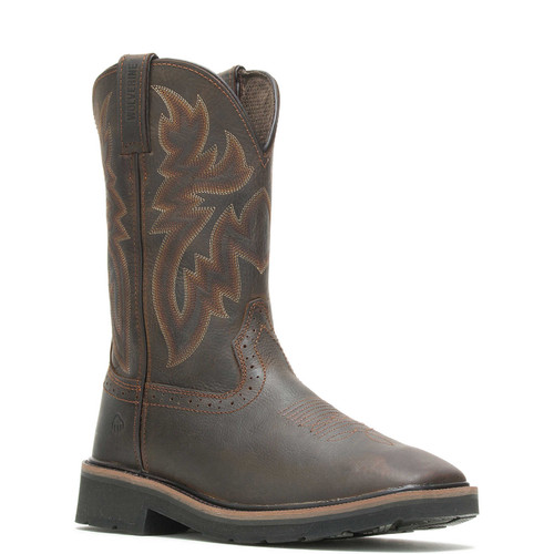 Wolverine W10704 Rancher Square Toe Wellington