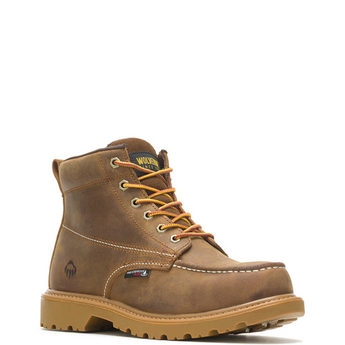 Wolverine W221049 Floorhand Moc-Toe Waterproof Steel Toe 6" Work Boot