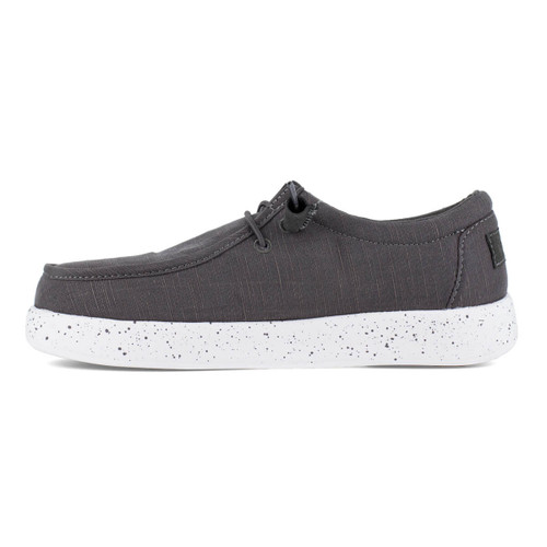 Volcom VM30802F Women's chill slip-on composite toe casual work shoe instep.