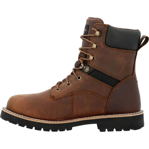 Georgia Men's GB00637 Core 37 Waterproof Work Boot Instep.