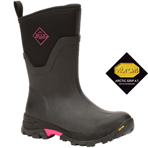 Muck Women's Arctic Ice Mid Boot + Vibram Arctic Grip A.T. ASVMA404