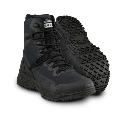 Original SWAT 187501 Alpha Fury 2.0 8" Side-Zip Black Boot