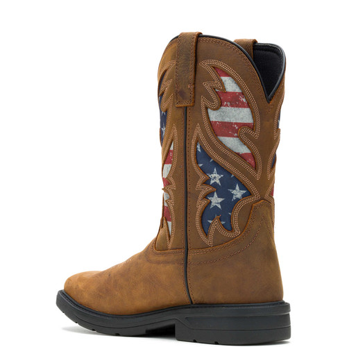Wolverine W241181 Rancher Flag Steel-Toe Wellington Work Boot