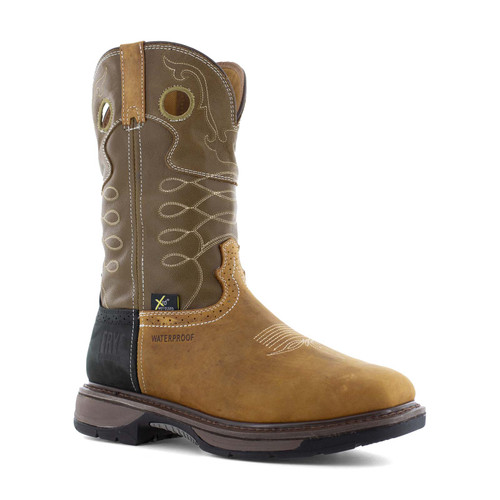 Frye Supply FR40104 Safety Crafted Western Waterproof Met Guard Work Boot