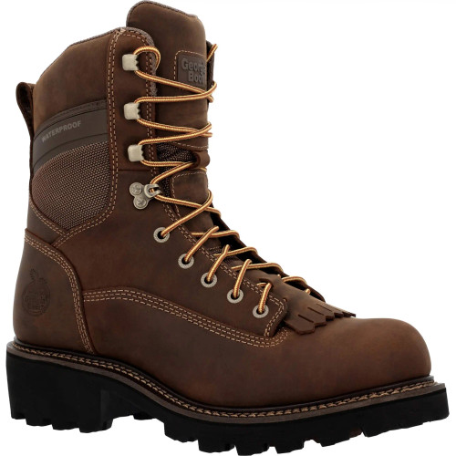 Georgia GB00718 Core37 9" Scalloped Heel Waterproof Composite Toe Logger Work Boot