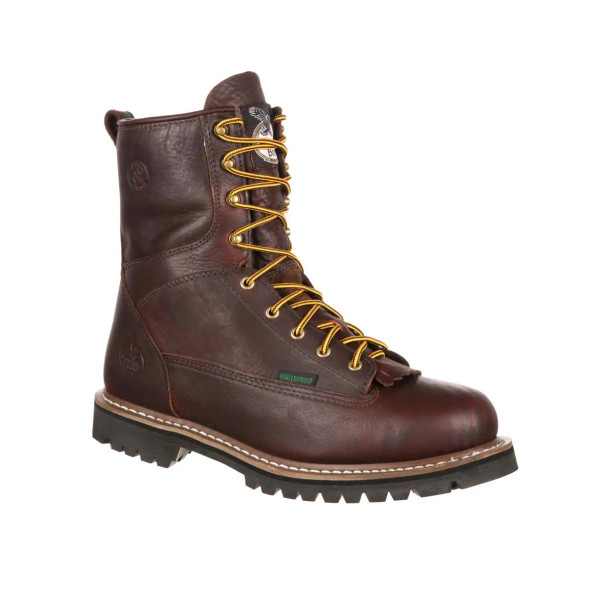 Georgia G101 Waterproof Lace-To-Toe Work Boot
