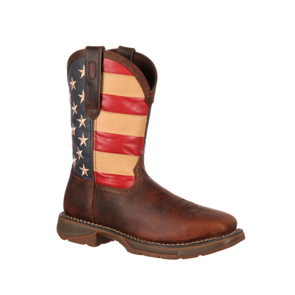 Durango DB020 Rebel Steel Toe Western Flag Boot