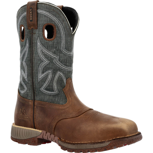 Rocky RKW0426 Men's Rams Hi-Wire 11” Waterproof Western Boot.