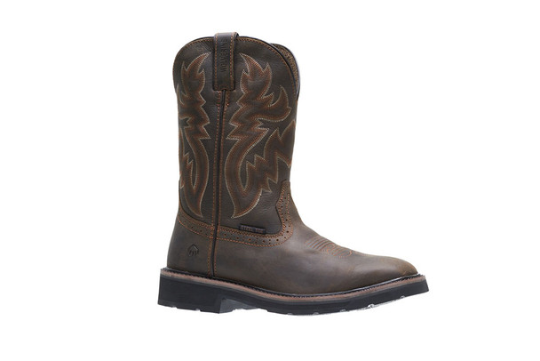 Wolverine Men's Rancher Square Toe Steel Toe Wellington W10702