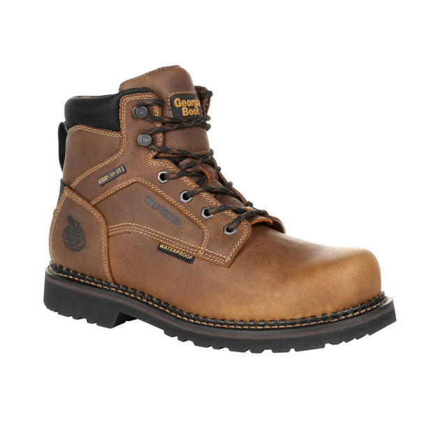 Georgia Men's GB00322 Giant Revamp Steel Toe Internal Met-Guard Waterproof Work Boot .