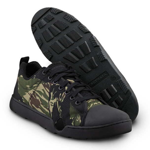 Altama 335809 Maritime Assault Low Jungle Tiger Stripe Tactical Boot