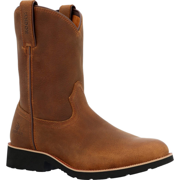 Rocky RKW0461 Monocrepe Unlined Pull-On Western Boot