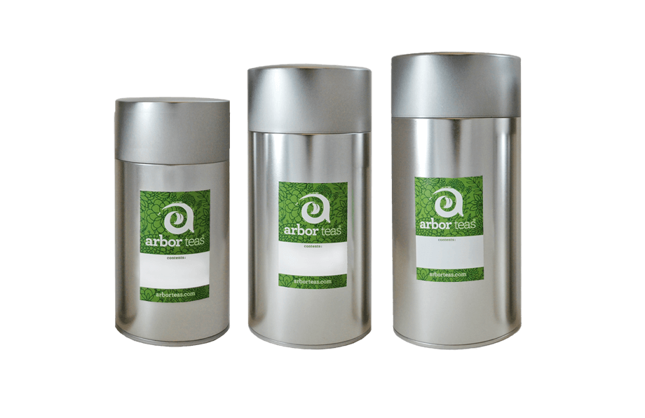 Tea Storage Tin 3 Sizes Arbor Teas