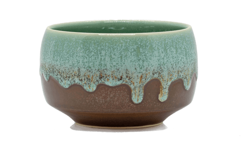 Matcha Tea Bowl - Handmade Ceramic. Rust Glaze.