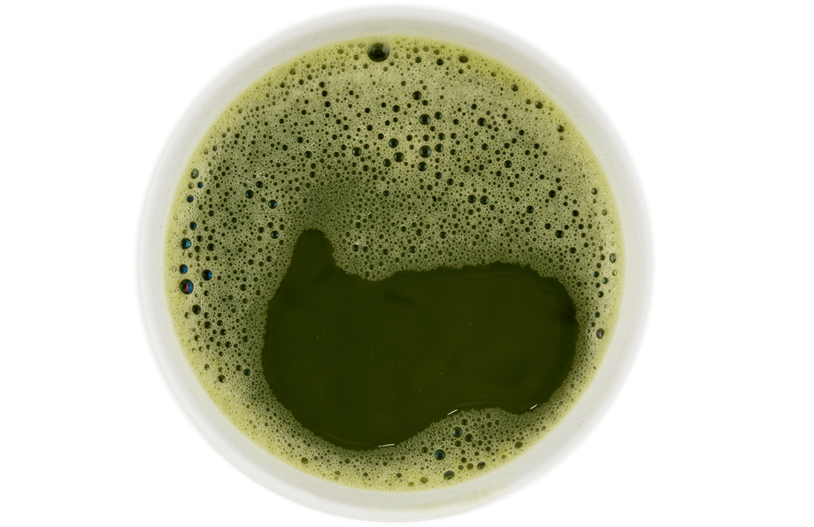 Green Matcha Tea Glass Thermo Cup Stock Photo 1725544681