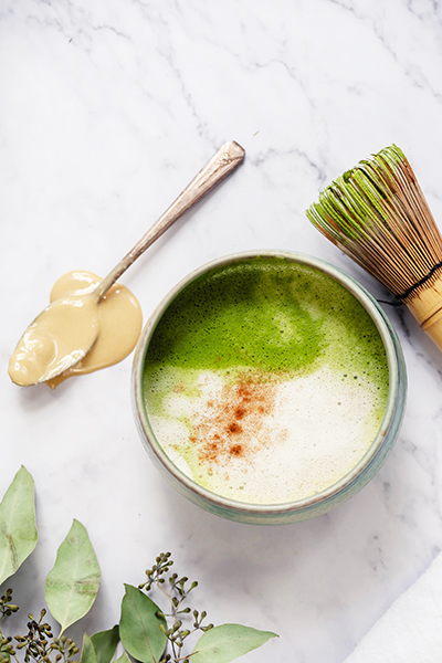 Tahini Matcha Latte Recipe