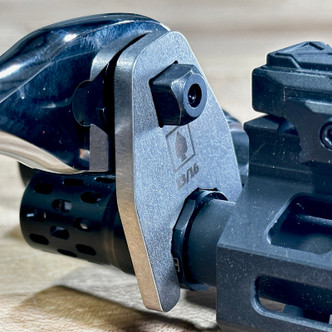 Thin crowfoot wrench installing muzzle brake