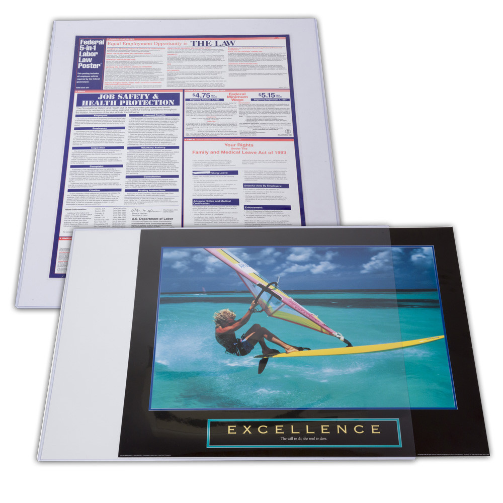 Office DocU Sleeves, 22 in. x 28 in. Poster Sleeve