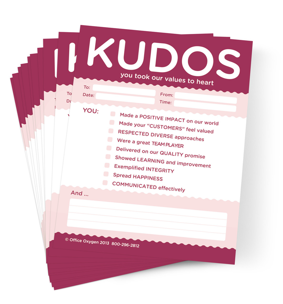 Kudos For Values 10 Motivational Note Pads For Work Kudos For Values 10 Motivational Note Pads For Work