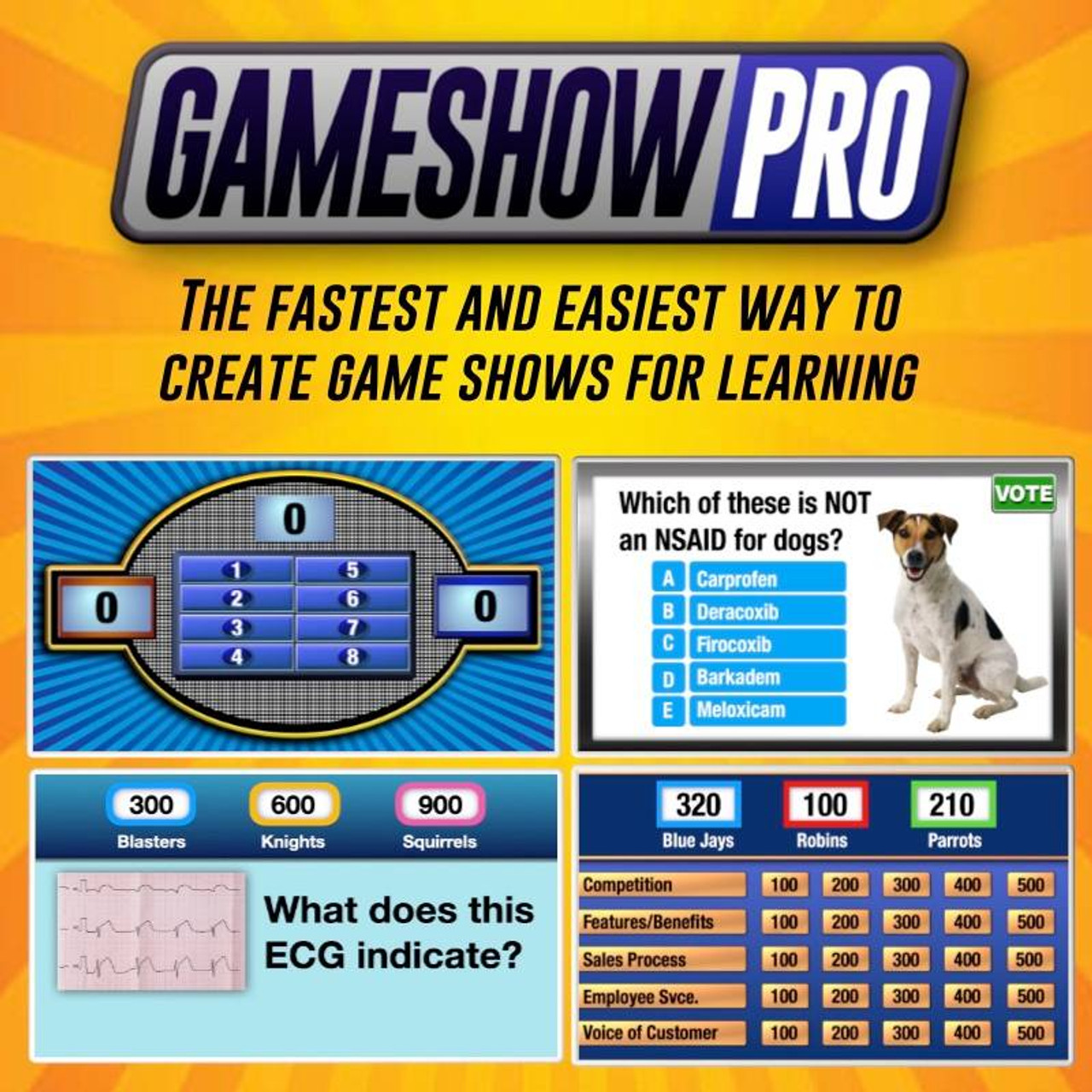 GameshowPro 3 games for live and vitural events