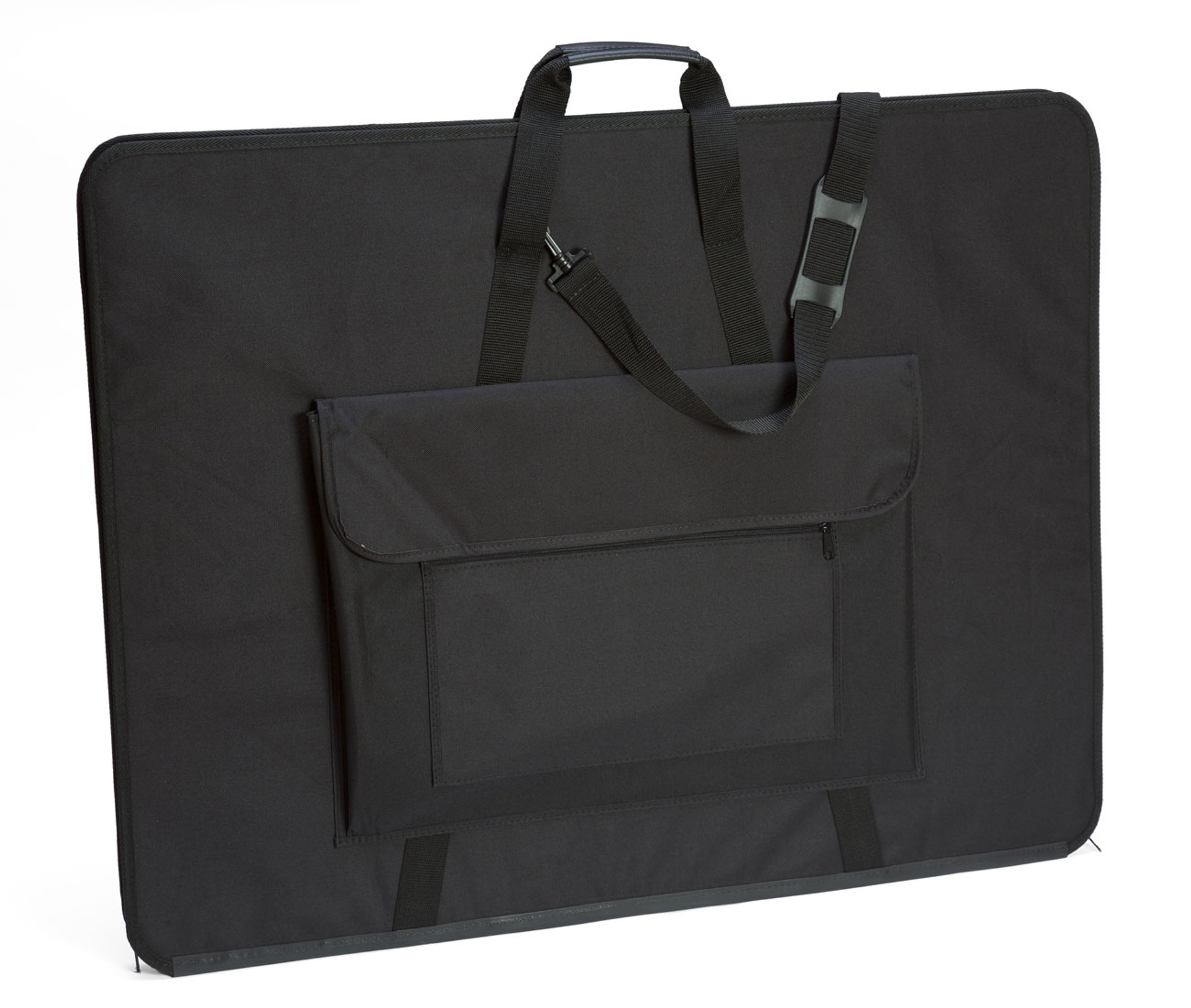 Flip Chart Pad Carrying Bag w/ Handle, Nylon Case w/ Pockets