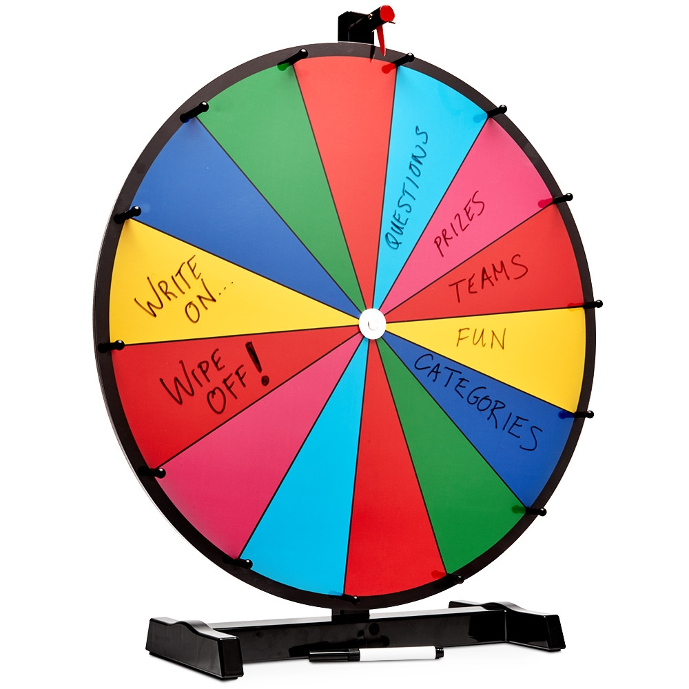 Prize Wheel Customizable Raffle Wheel Trainers Warehouse