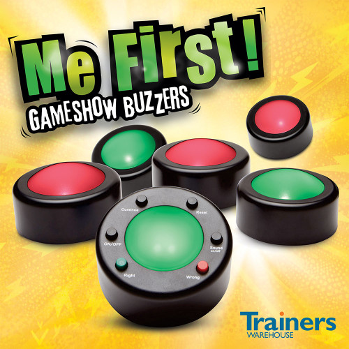Me First!® v.4 Game Buzzers -4-user Set