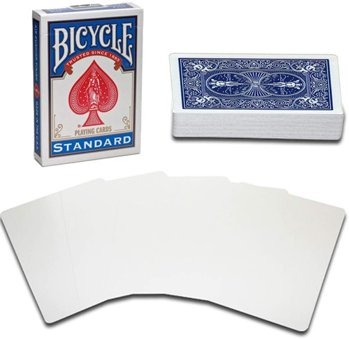 Blank Playing Card Deck, Bicycle Brand