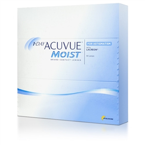 1-Day Acuvue Moist for Astigmatism 90 Pack contact lenses