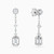 18K Gold Diamond Drop Earrings