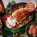 Bacon Topped Stuffed British Turkey Breast