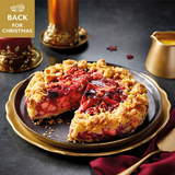 Mulled Bramley Apple & Cherry Crumble