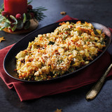 Creamy Brussels Sprouts & Leek Gratin