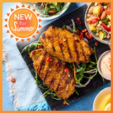 Jalapeño & Spice Rubbed Pork Loin Steaks