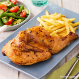 Slow-cooked Half Chicken Slow-cooked Half Chicken